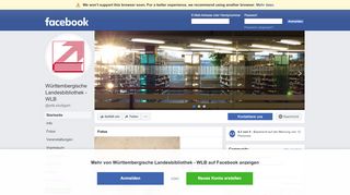 
                            11. Württembergische Landesbibliothek - WLB - Startseite | Facebook