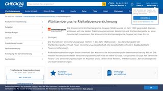 
                            11. Württembergische Risikolebensversicherung - Test & Erfahrungen ...