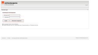 
                            4. Württembergische Vertriebspartner Portal: Login