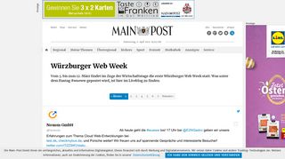 
                            9. Würzburger Web Week - Main-Post