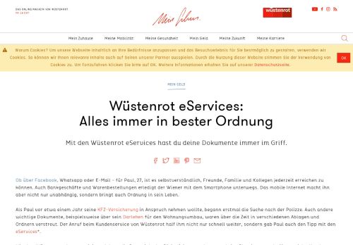 
                            7. Wüstenrot eServices: Alles immer in bester Ordnung | Wüstenrot Mein ...