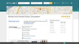 
                            8. Wüster and Friends Friseur in Düsseldorf Friedrichstadt - Öffnungszeiten