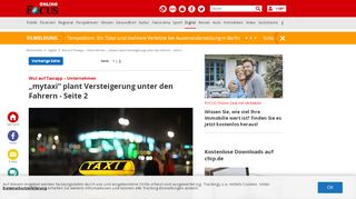 
                            6. Wut auf Taxiapp – Unternehmen : „mytaxi“ plant Versteigerung unter ...