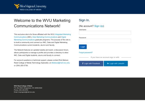 
                            4. WVU MC Network: Login