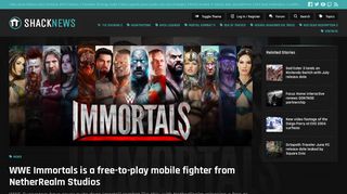 
                            11. WWE Immortals is a free-to-play mobile fighter from NetherRealm ...