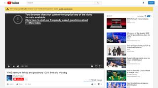 
                            4. WWE network free id and password 100% free and working - YouTube
