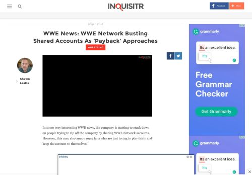 
                            12. WWE News: WWE Network Busting Shared Accounts As 'Payback ...