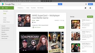 
                            4. WWE SuperCard – Mehrspieler Kartenkampfspiel ... - Google Play