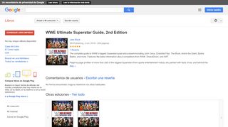 
                            12. WWE Ultimate Superstar Guide, 2nd Edition - Resultado de la Búsqueda de libros de Google