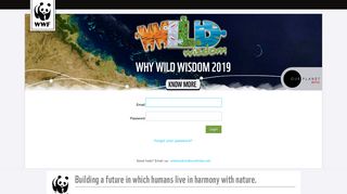 
                            1. WWF India | Login - Wild Wisdom Quiz