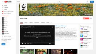 
                            7. WWF-India - YouTube