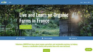
                            2. WWOOF France — Live and Learn on Organic Farms