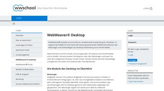 
                            2. wwschool - WebWeaver® Desktop