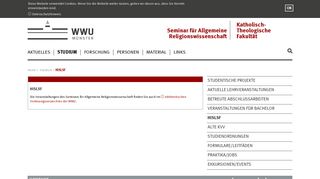 
                            2. WWU Münster > Fachbereich 2 > Seminar für Allgemeine ...