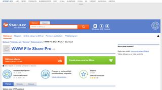 
                            10. WWW File Share Pro - ke stažení zdarma - Stahuj.cz