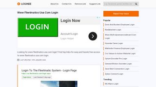 
                            11. Www Fleetmatics Usa Com Login