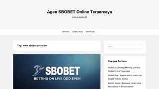 
                            5. www sbobet asia com Archives - Agen SBOBET Online Terpercaya