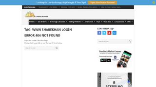 
                            6. www sharekhan login Archives | A Digital Blogger