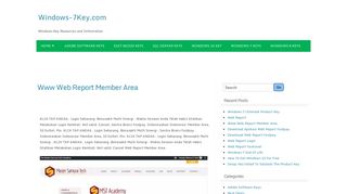 
                            7. Www Web Report Member Area – Windows-7Key.com