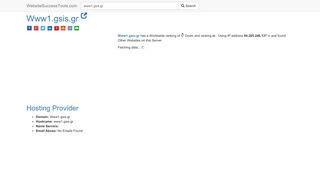 
                            12. Www1.gsis.gr Error Analysis (By Tools) - WebsiteSuccessTools.com