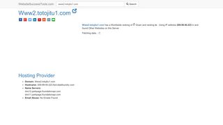 
                            9. Www2.totojitu1.com Error Analysis (By Tools) - Website Success Tools