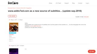 
                            13. www.addic7ed.com as a new source of subtitles... (update sep.2018 ...