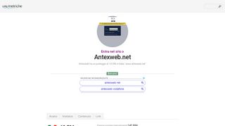 
                            2. www.Antexweb.net - www.antexweb.net - Urlm.it