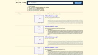
                            6. www.armynet.mod.uk: Defence Gateway - Login - Archive.today