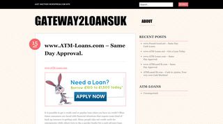 
                            13. www.ATM-Loans.com – Same Day Approval. | gateway2loansuk