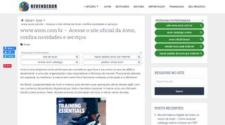 
                            6. www.avon.com.br - Acesse o site oficial da Avon, Confira os serviços