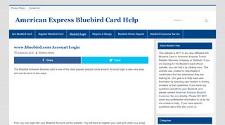 
                            5. www.bluebird.com Account Login - American Express Bluebird Card ...