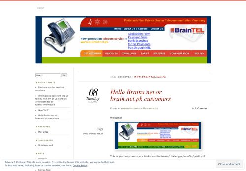 
                            6. www.braintel.net.pk | braintelcustomers