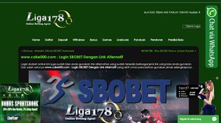 
                            6. www.cake000.com : Login SBOBET Dengan Link Alternatif - Liga178