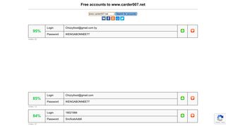 
                            4. www.carder007.net - free accounts, logins and passwords