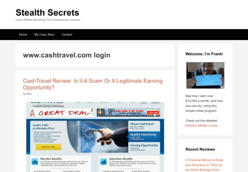 
                            6. www.cashtravel.com login | | Stealth Secrets