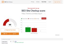 
                            11. www.cciindia.org.in SEO Report | SeoSiteCheckup.com