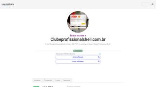 
                            2. www.Clubeprofissionalshell.com.br - Clube Profissional Shell - urlm