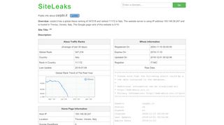 
                            5. www.csrpbi.it Log in - SiteLeaks