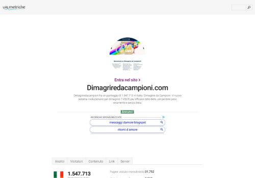 
                            9. www.Dimagriredacampioni.com - Dimagrire da Campioni - Urlm.it