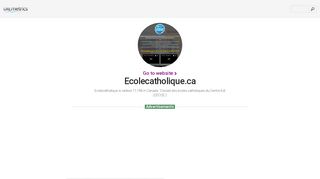 
                            6. www.Ecolecatholique.ca - Conseil des écoles catholiques du Centre
