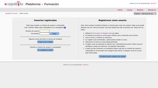 
                            7. www.espabila.es/formacion: Entrar al sitio - Inicio