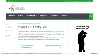 
                            6. www.flirty-chat.eu » ERFAHRUNGSBERICHTE - Seitcheck