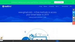 
                            5. www.gmail.com - 4 free methods to access your Gmail faster in 2019