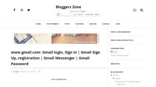 
                            4. www.gmail.com: Gmail login, Sign in | Gmail Sign Up, registration ...
