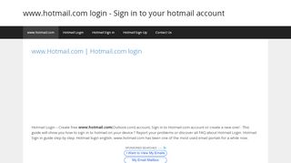 
                            9. www.hotmail.com : Hotmail Login, Hotmail Sign in
