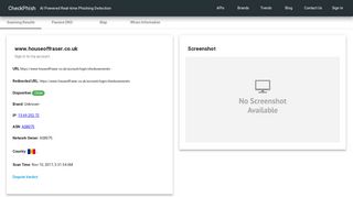 
                            7. www.houseoffraser.co.uk | CheckPhish - check phishing url