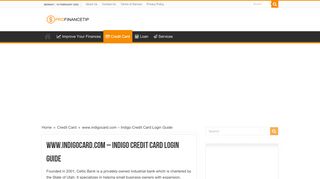 
                            5. www.indigocard.com – Indigo Credit Card Login Guide