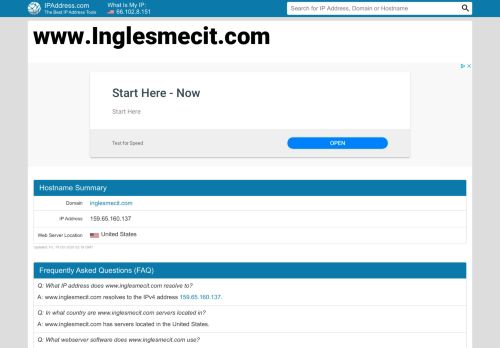 
                            4. www.inglesmecit.com - IP Address and Website Location