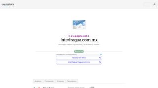 
                            2. www.Interfragua.com.mx - header - urlmetrica.com.mx