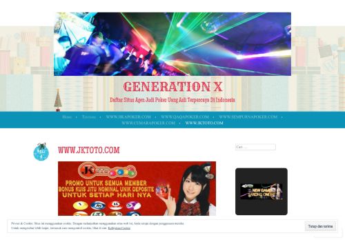 
                            3. WWW.JKTOTO.COM | GENERATION X